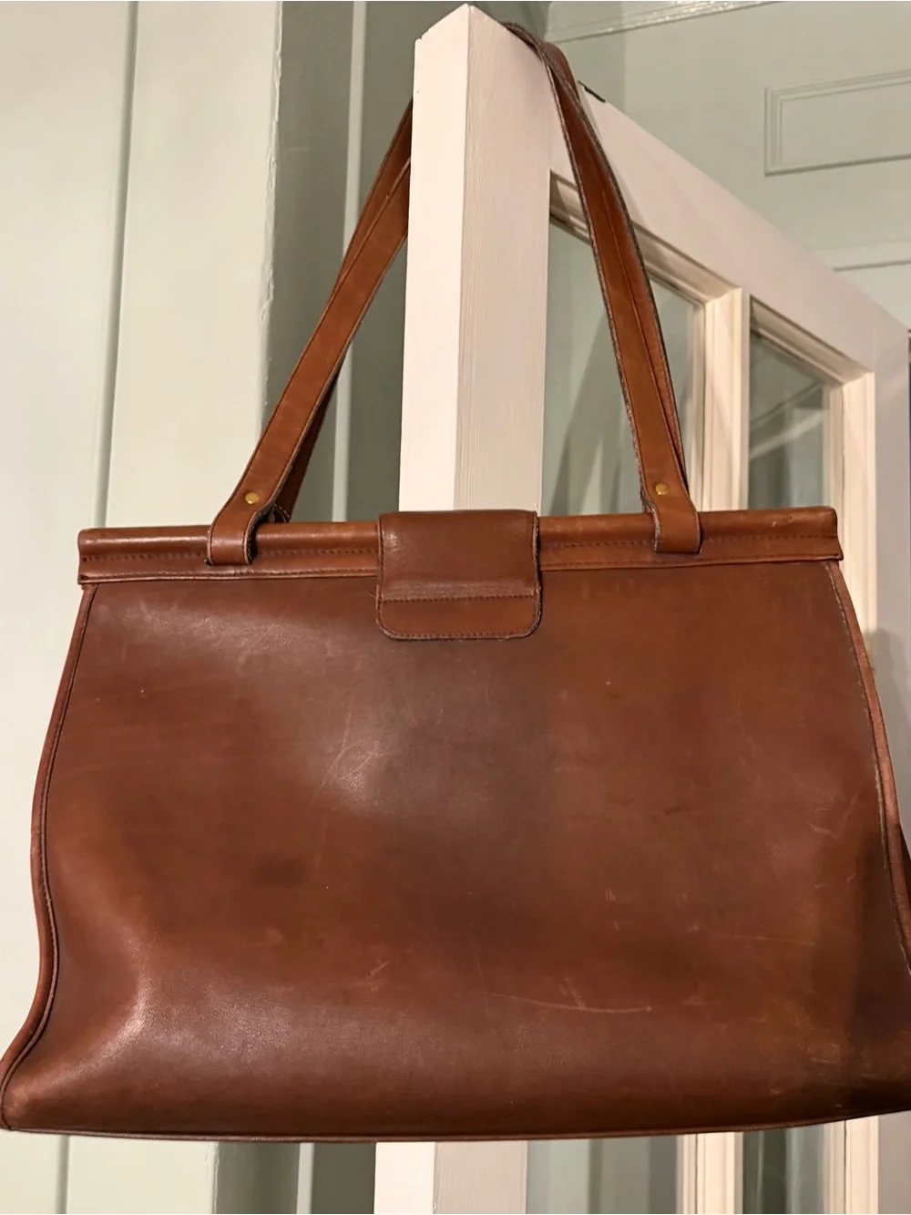 Coach Vintage Brown Leather Barclay Tote bag
